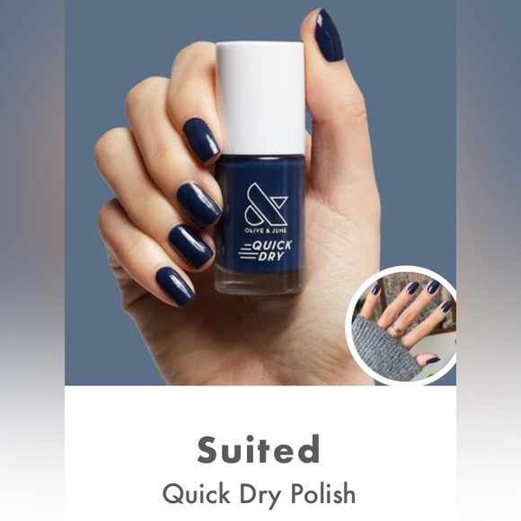 Set of 4-Olive & June Quick Dry Nail Polish - sagey, twilight, brick, & suited❤️ - Picture 6 of 7